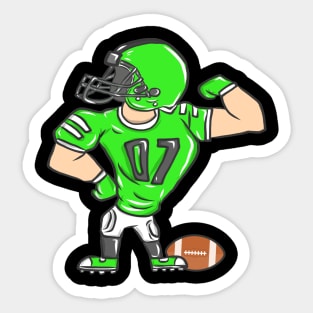 Rugby American Football Sport USA Gridiron Football Gift Sticker